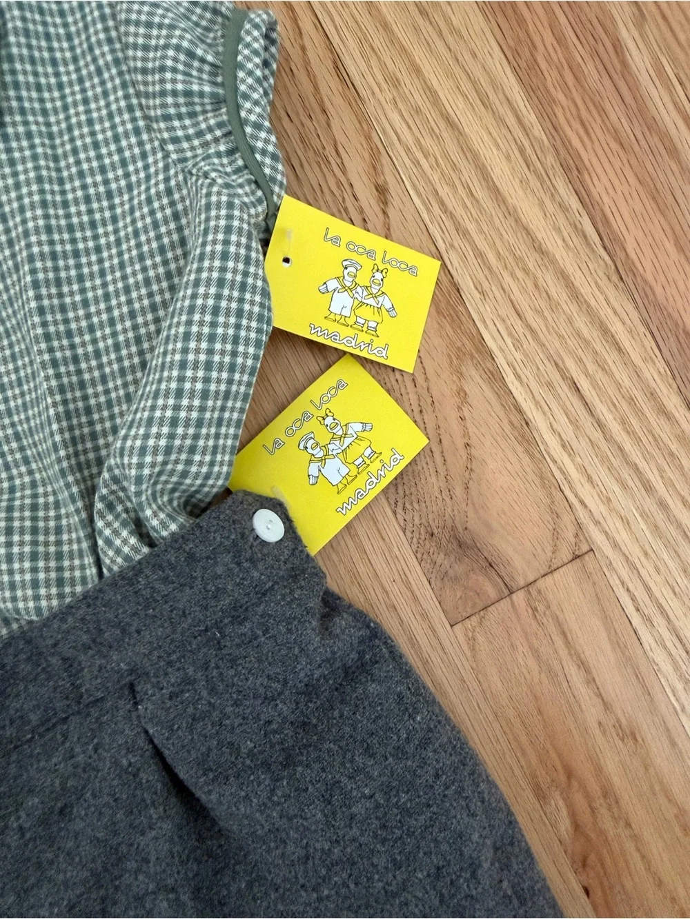 NWT Kids one piece shirt and wool shorts